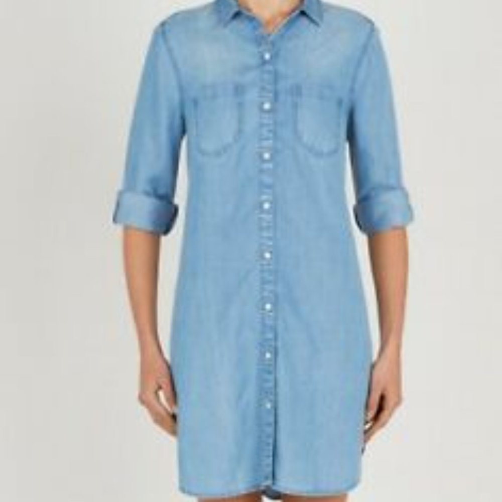 BEACHLUNCHLOUNGE Chambray Shirt Dress
